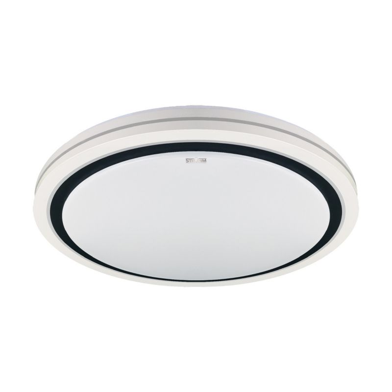 Plafon sufitowy lampa Struhm Laguna biało-czarny LED 48W 4100K 2560lm IP20 wym: 8,5 x 48 x 48 cm tworzywo sztuczne - 1 szt.