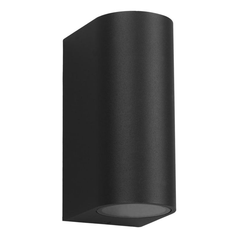 Kinkiet ścienny zewnętrzny Eko-Light Ovalis czarny 2 x GU10 x 40W IP44 wym: 15 x 6,8 x 8,1 cm - 1 szt.