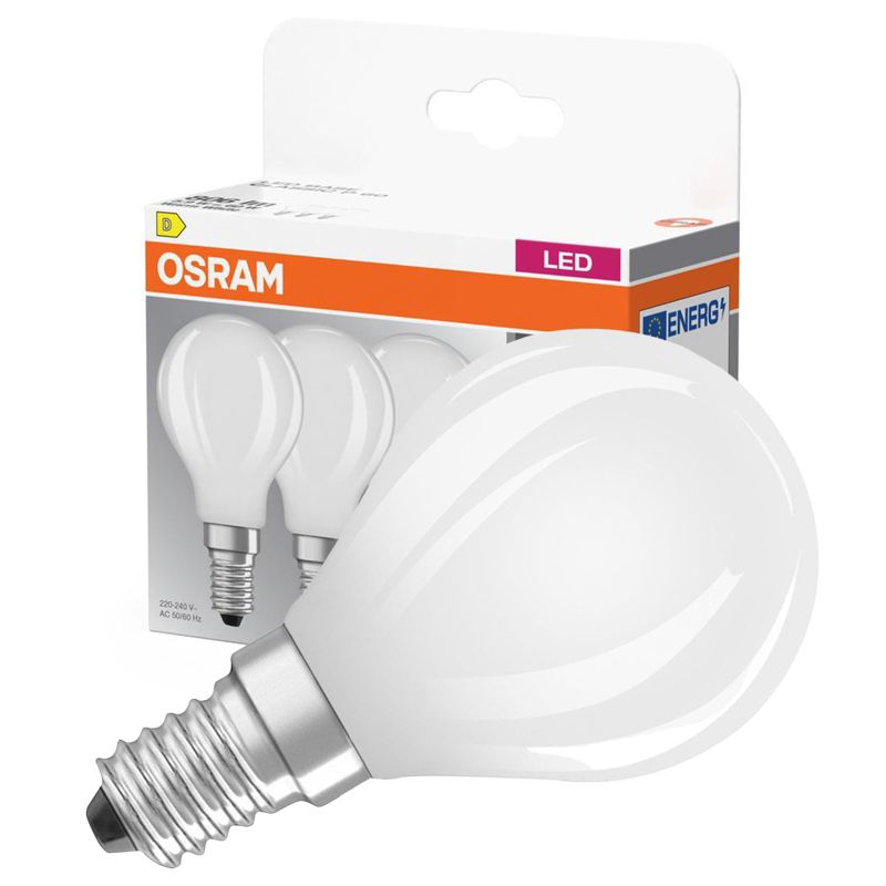 Żarówka LED Osram P45 Kulka E14 5.5W 806lm 2700K 300st 3 szt.