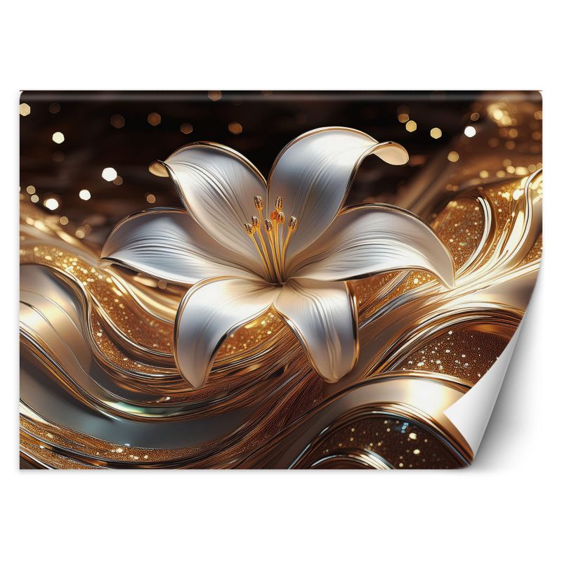 Fototapeta Feeby Złoty kwiat lilii 450x315 1 szt