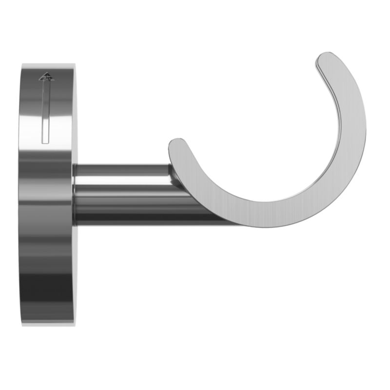 Wspornik ścienny pojedynczy GoodHome Olympe XS 19 - 28 mm szary