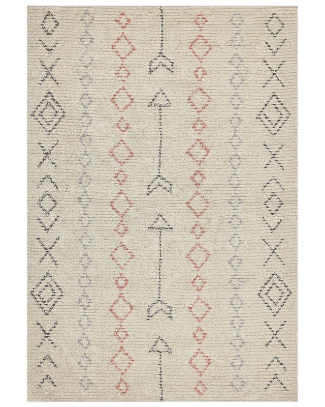 Dywan bawełniany 160 x 230 cm beżowy Dispur 1 szt.