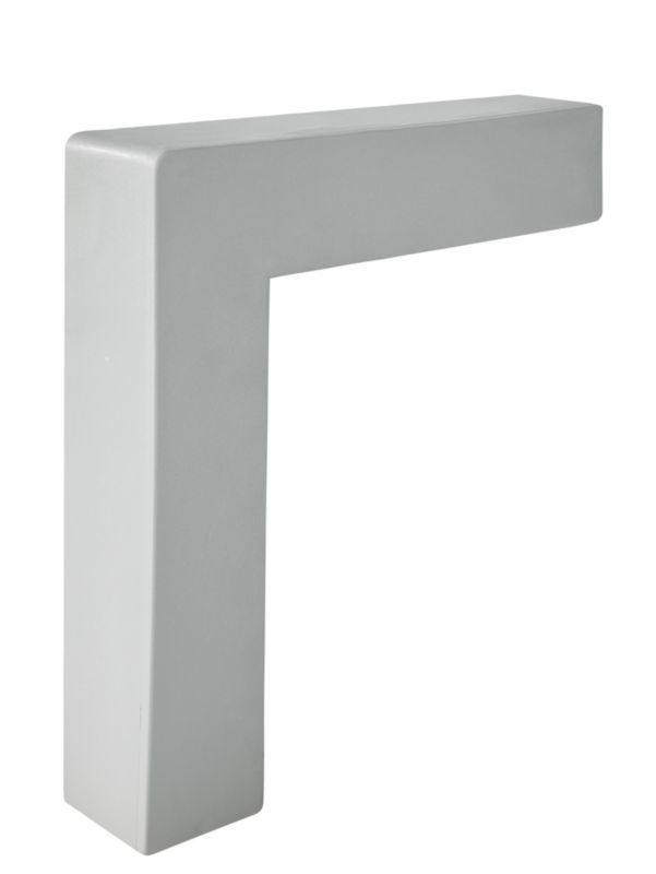 Komplet do wykończenia schodów PCV, szary, 1m