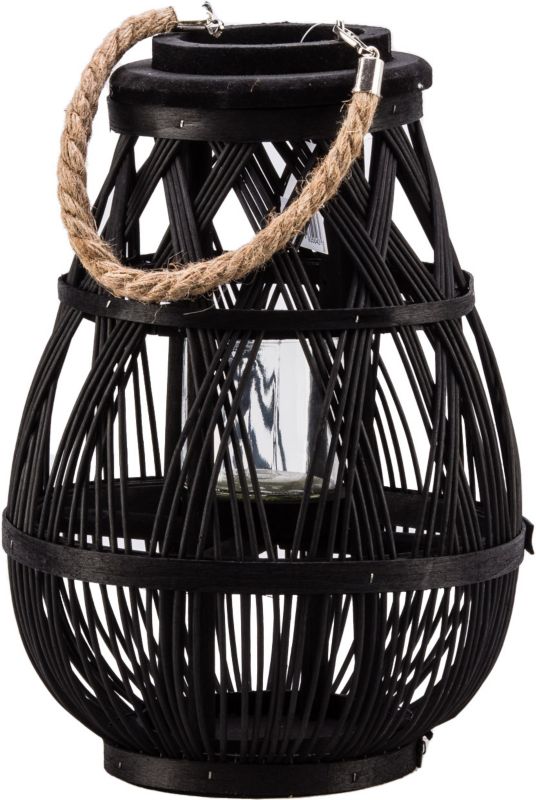 Lampion Drop 35 cm czarny