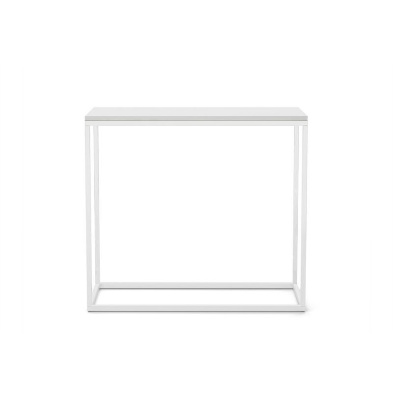 Konsola Bettso Well 80 cm stylowa do sypialni na białym stelażu biały 1szt.