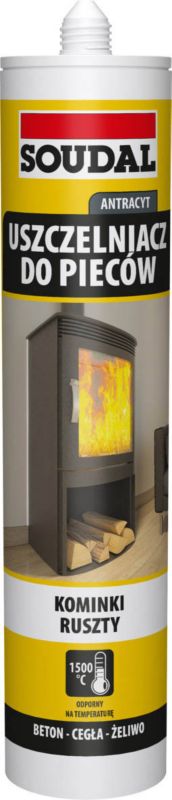 Uszczelniacz do piecy Soudal 1500°C 280 ml