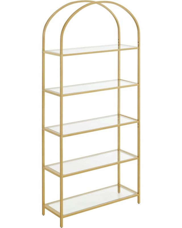 Regał Songmics złoty szkło hartowane 1 szt