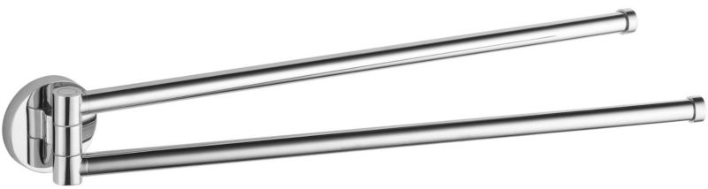 Wieszak na ręcznik z ruchomym ramieniem Mexen Remo chrom 47 cm 2 szt.