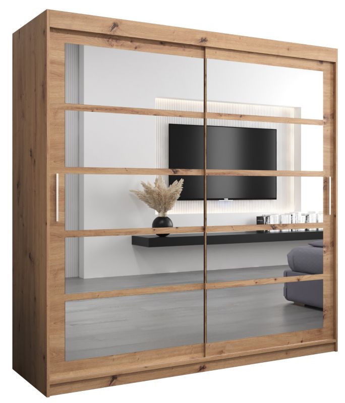 Szafa przesuwna Abiks ROMA 2 200 artisan + artisan 1 szt.