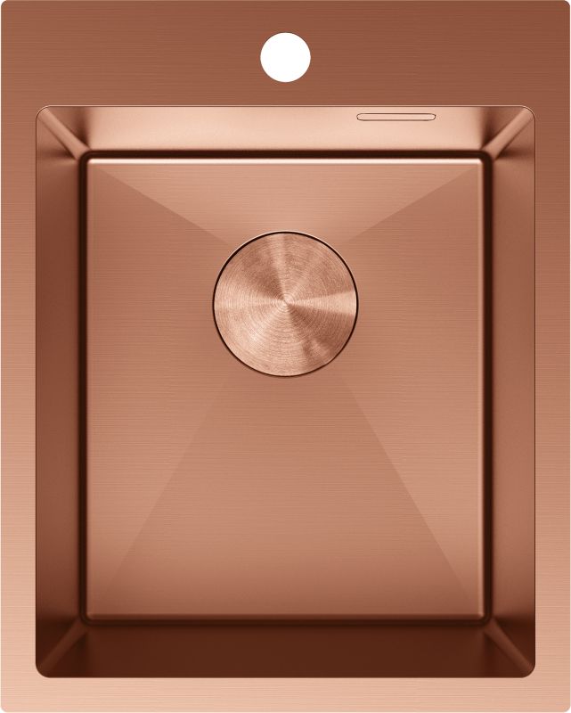 Zlewozmywak stalowy wpuszczany Mexen Solix Miedź 40x50cm 1-komorowy 1 szt.