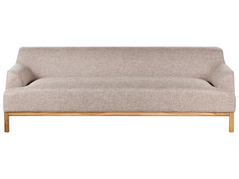 Sofa 3-osobowa jasnobrązowa Sosjo 1 szt.