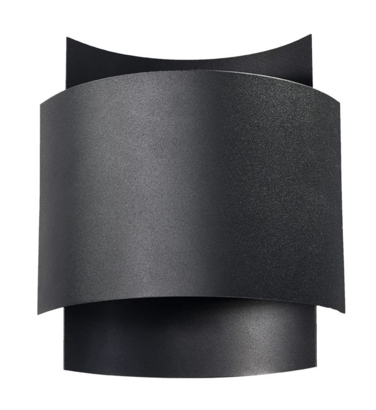 Kinkiet ścienny Sollux Lighting Impact czarny 1 x G9 x 40W IP20 wym: 23 x 22 x 11 cm - 1 szt.