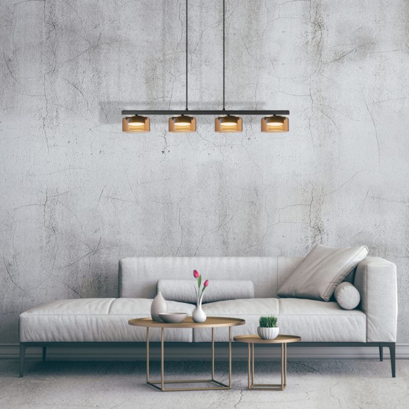 Lampa wisząca Sanico Goldlux OFELIA 4xGX53 amber 4000K IP20 - 1 szt.