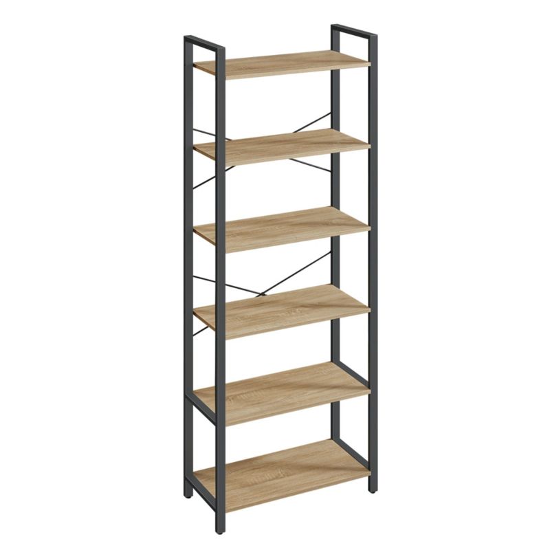 Regał Songmics w stylu industrialnym dąb sonoma 1 szt