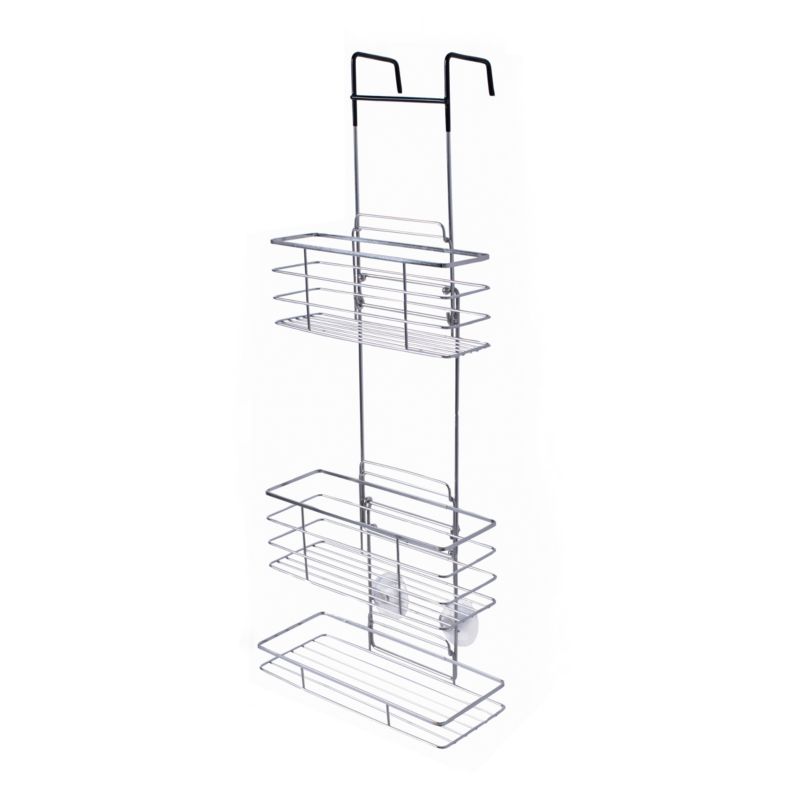 Półka łazienkowa RAFEK - Yoka Home zawieszana pod prysznic chrom - 1