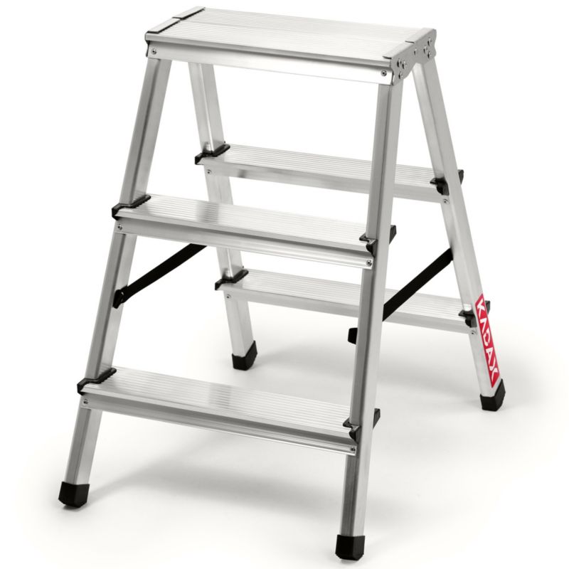 Drabina KADAX Aluminiowa Składana 3 Stopniowa Domowa Podest 125kg Produkt Polski 1szt.