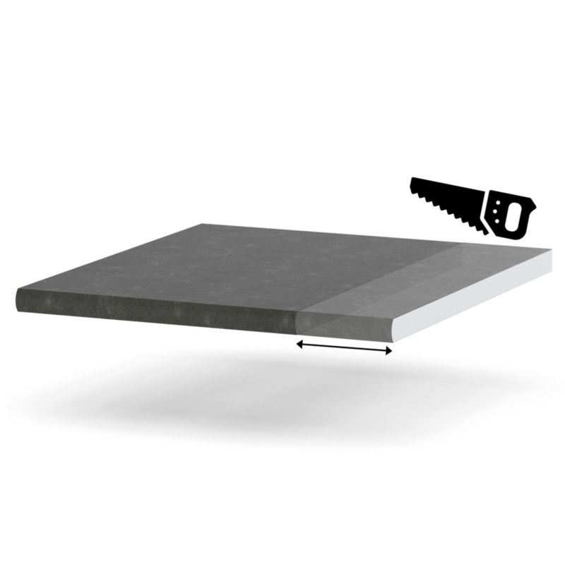 Blat Kuchenny Hurtownia-Mebli 28mm Blande 30-39 39cm Metalic 39x60x cm 1szt.