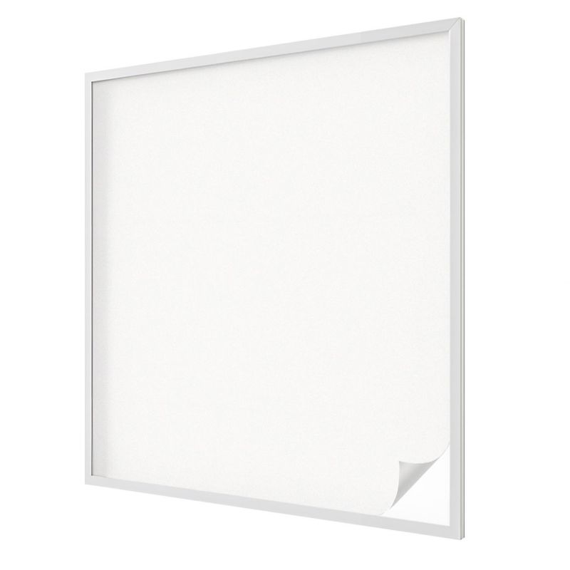 Witraż na Folii Samoprzylepnej Wallfluent 100x116 cm Folia Mrożona Dekoracyjna Delikatna biel 1 rol.