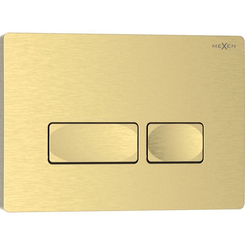 Przycisk spłukujący Mexen Tex 04 złoty szczotkowany 1 szt.