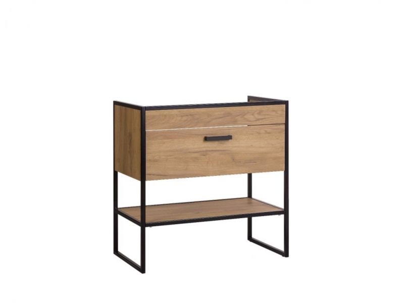 Szafka Comad pod umywalkę BROOKLIN 821 80 cm dąb craft złoty 1 szt