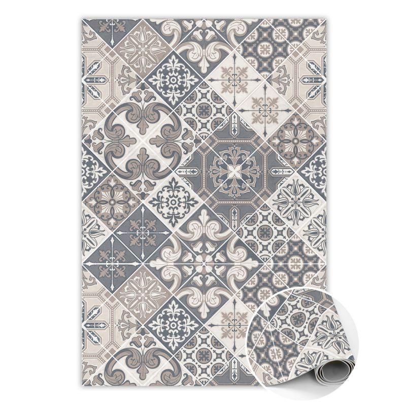 Dywan Tulup Winylowy 80x120 cm Inny wzór Do Salonu Dekoracyjny 1 szt.