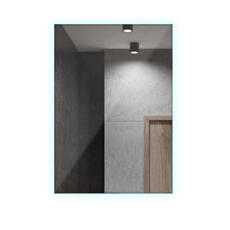 Lustro LED Tulup 60x40 cm Zimny Nowoczesne Do Sypialni 1 szt.