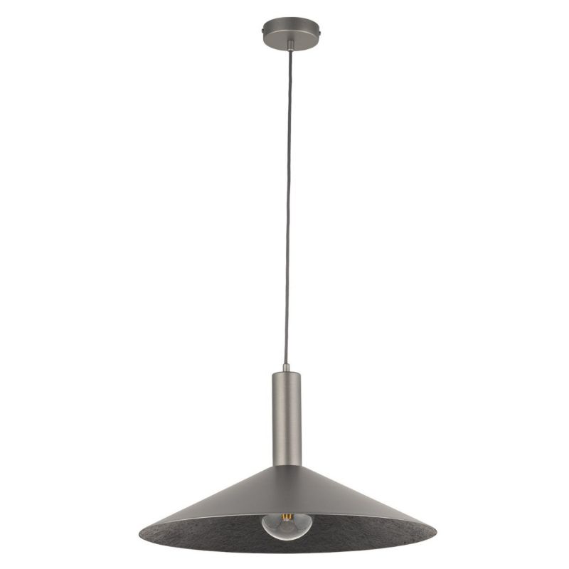 Lampa wisząca Sigma Lighting Capri 8955 srebrna nowoczesna 1xE27 x 1 szt.
