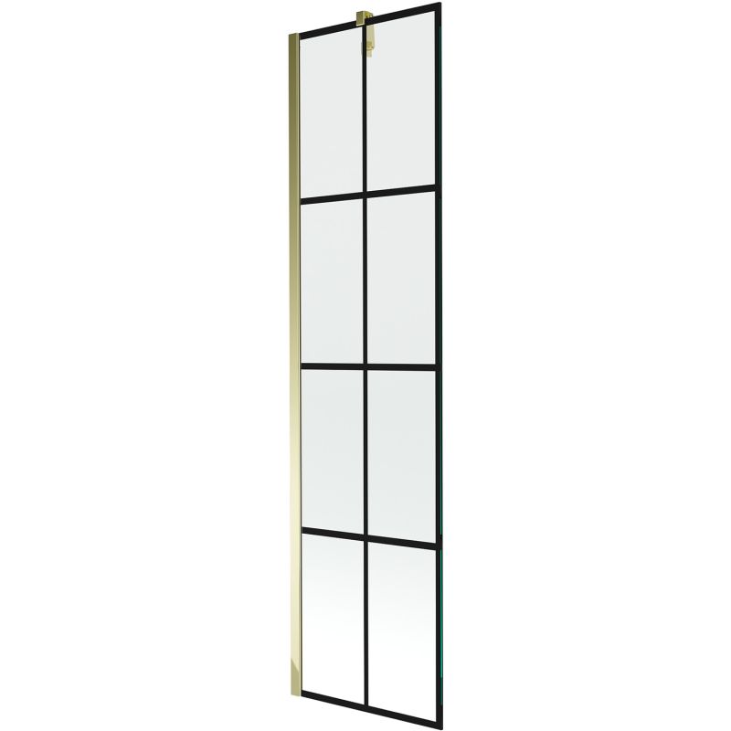 Parawan nawannowy Mexen Next czarny wzór złoty 50x150 cm 1 szt.