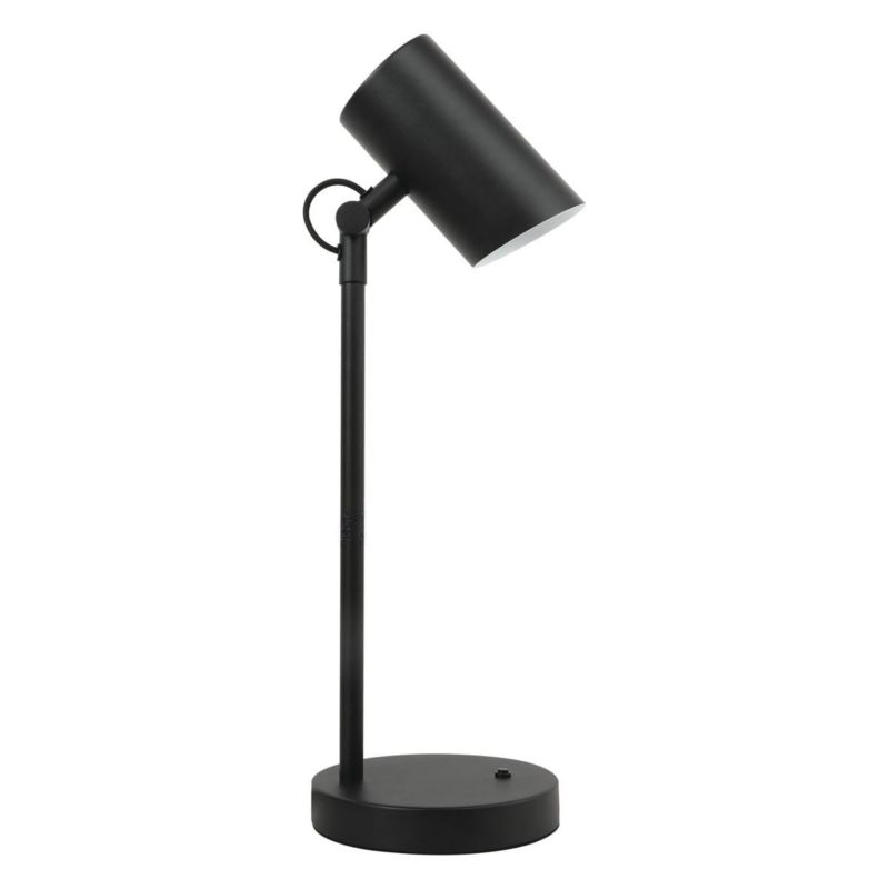 Lampa biurkowa Kanlux Agzar czarna 1 x E14 x 5W IP20 wym: 51.6 x 16 x 16 cm metal - 1 szt.