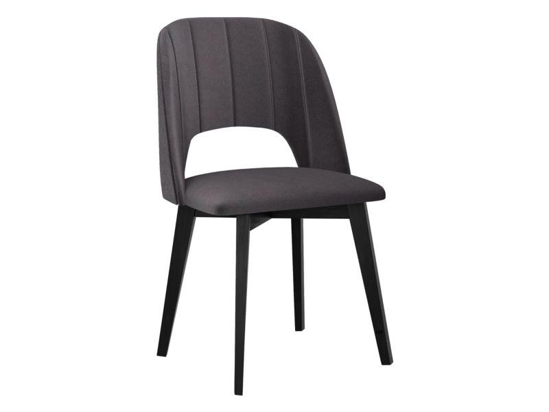 Krzesło MIRJAN 24 tapicerowane Monti IV Pik prosty czarny/antracyt 1 szt.