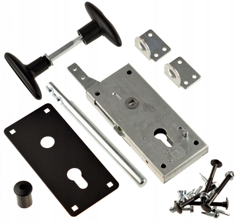 Zamek FEINZ Do Drzwi Garażowych Bram Kastel 5 + Rygiel 200 Mm 1 szt.