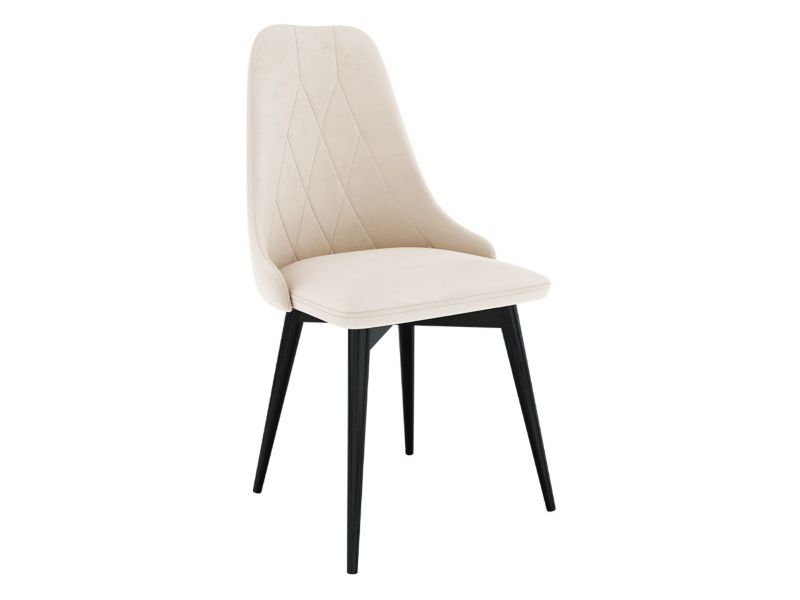 Krzesło MIRJAN 24 S91 czarny + kremowy 1 szt.