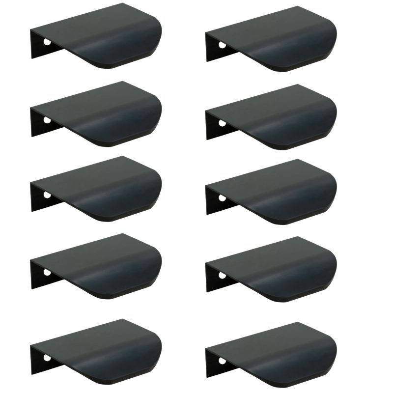 Uchwyt meblowy B&B krawędziowy 50 mm czarny 10 szt