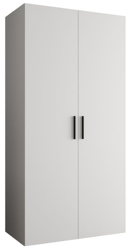 Szafa uchylna Abiks BARI 1 100 wys. 202 cm Biały + u. Czarny 1 szt