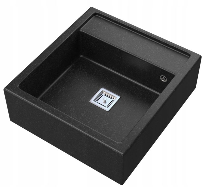 Zlewozmywak Granitowy Kuchenny Granitan Farmerski Skandynawski Granit z Syfonem 1kpl.