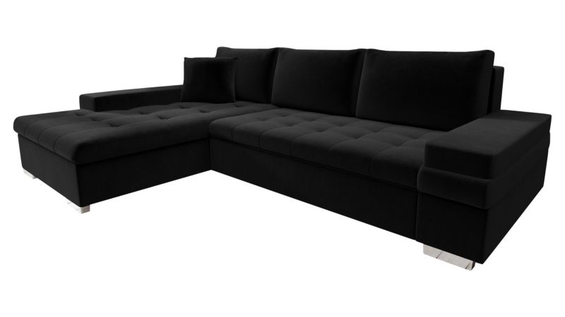 Narożnik z funkcją spania MIRJAN 24 Bangkok Mini czarny 1 szt.