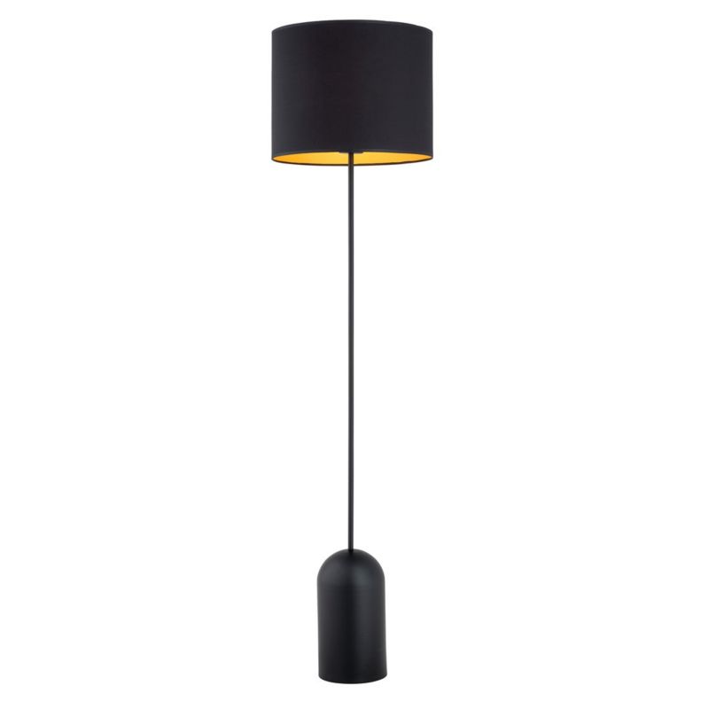 Lampa podłogowa stojąca Emibig Aspen czarno-złota 1 x E27 x 15W wym: 142 x 35 x 35 cm - 1 szt.