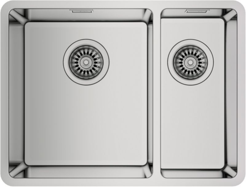 Zlewozmywak Teka Be Linea RS15 2B 1,5-komorowy stal polerowana SilentSmart 1 szt.