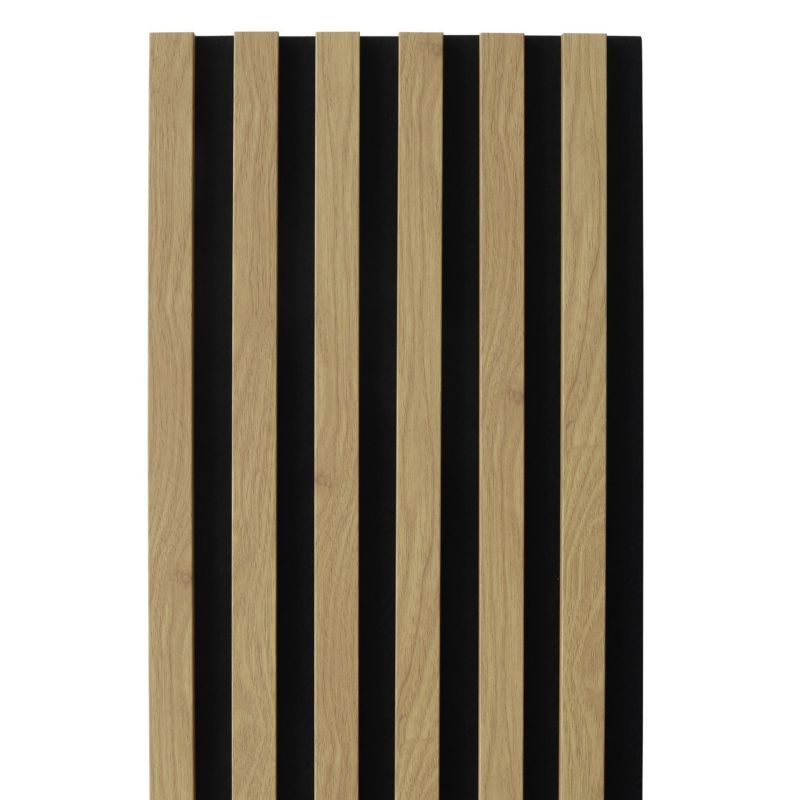 Lamel ścienny PREMIUM DĄB 265x30cm 6l na czarnym filcu FLLOW