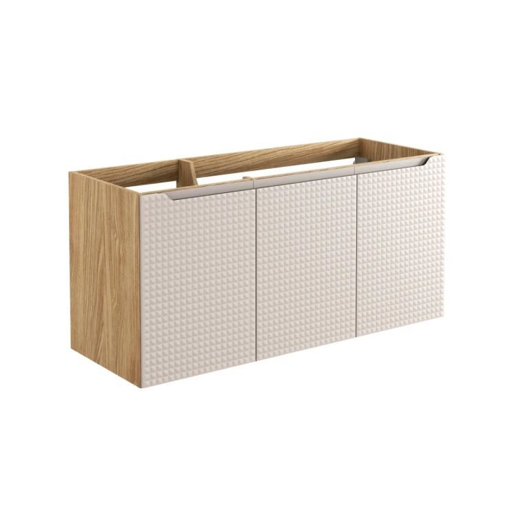 Szafka Comad pod umywalkę LUXOR BEIGE 82-120-3D 120cm dąb olejowany/beżowa 1 szt