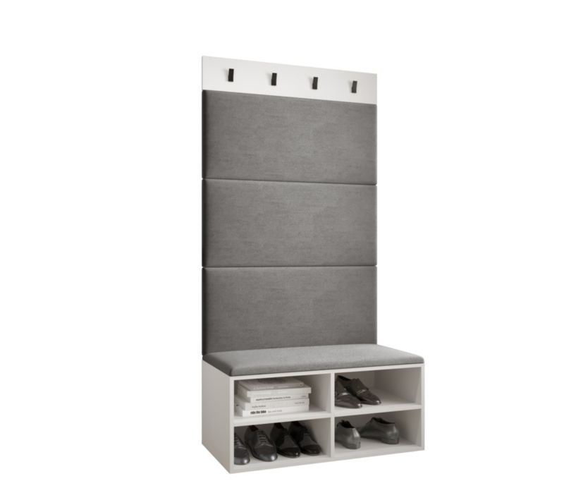 Garderoba do przedpokoju Abiks MIRO 2 biały+manila16 1szt.