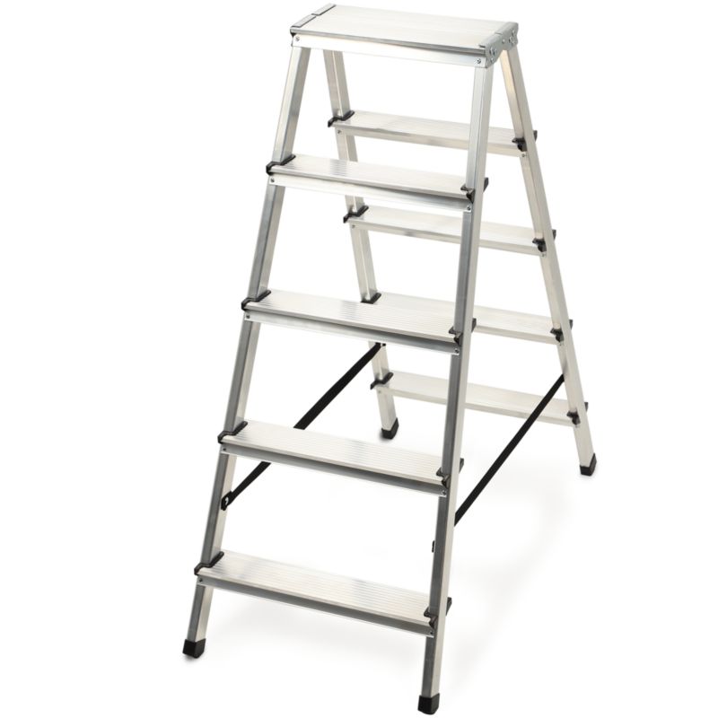 Drabina KADAX Aluminiowa Składana 5 Stopniowa Domowa mocna 125kg Produkt Polski 1szt.