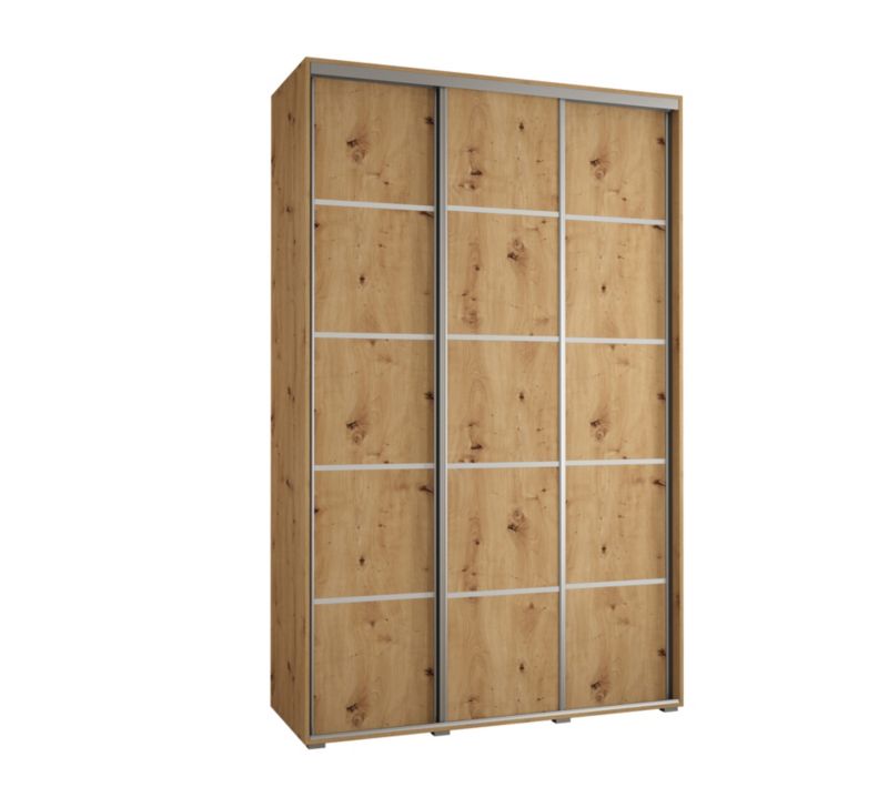 Szafa przesuwna Abiks DAVOS 4 wysoka szer.160cm gł.45cm artisan/artisan/srebrny 1szt.