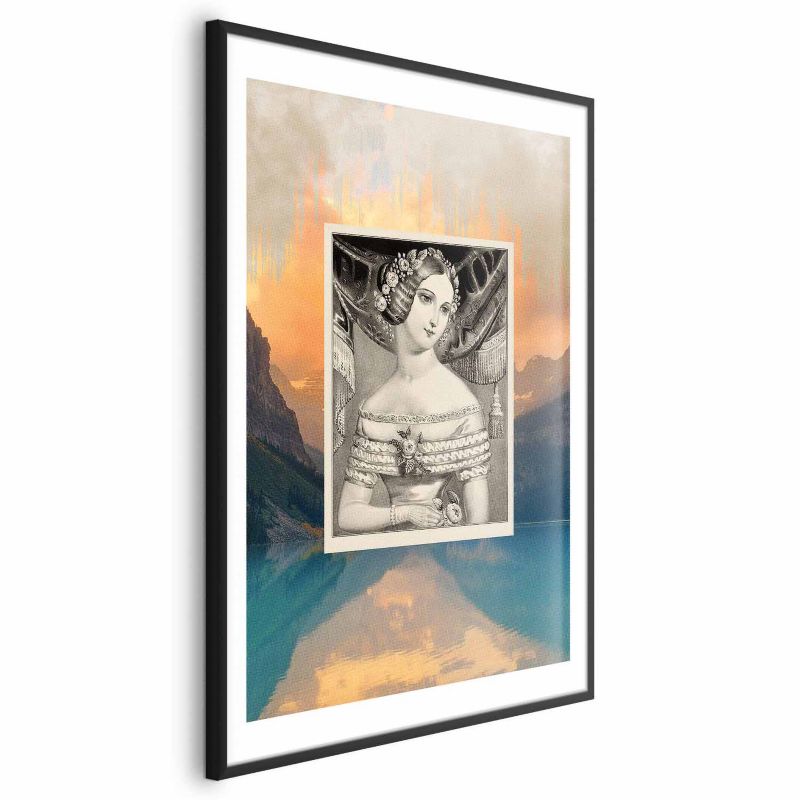Plakat Artgeist Retro portret 21x30 cm z ramą czarną 1 szt
