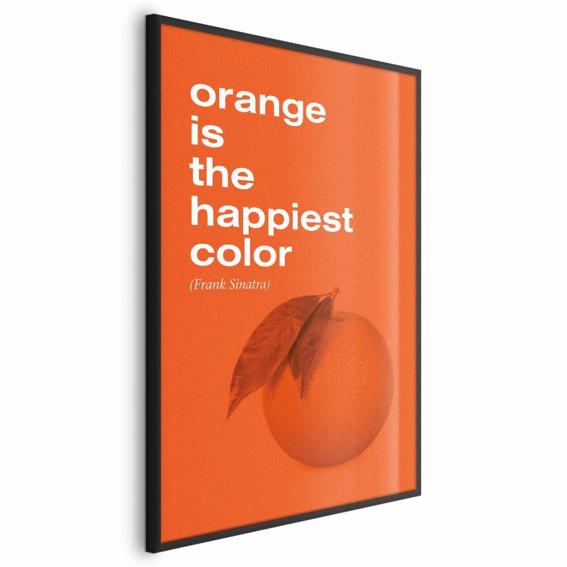 Plakat Artgeist The Happiest Colour 40x60 cm z ramą czarną 1 szt