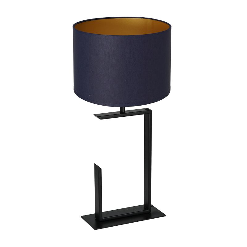 Lampka stołowa Luminex Table Lamps czarny mat-granatowy-złota 1 x E27 x 15W IP20 wym: 52 x 25 x 25 cm metal - 1 szt.