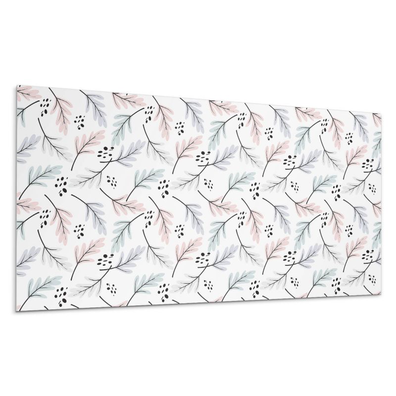 Panel samoprzylepny Wallfluent 120x60 cm Kwiatowy motyw w delikatnym stylu 1 szt.