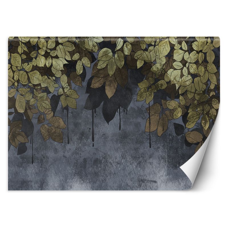 Fototapeta Feeby Liście na betonowym tle 450x315 1 szt