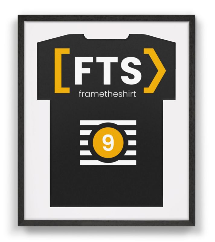 Drewniana oprawa FTS na koszulkę 53 x 63 czarna 1 szt