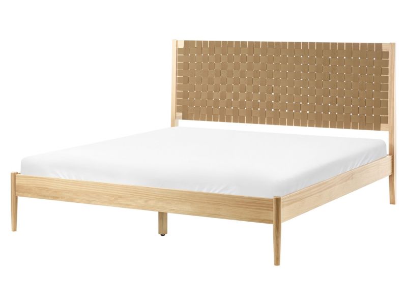 Łóżko Drewno sosnowe Brunemont 160 x 200 cm Jasnobrązowy 1 szt.